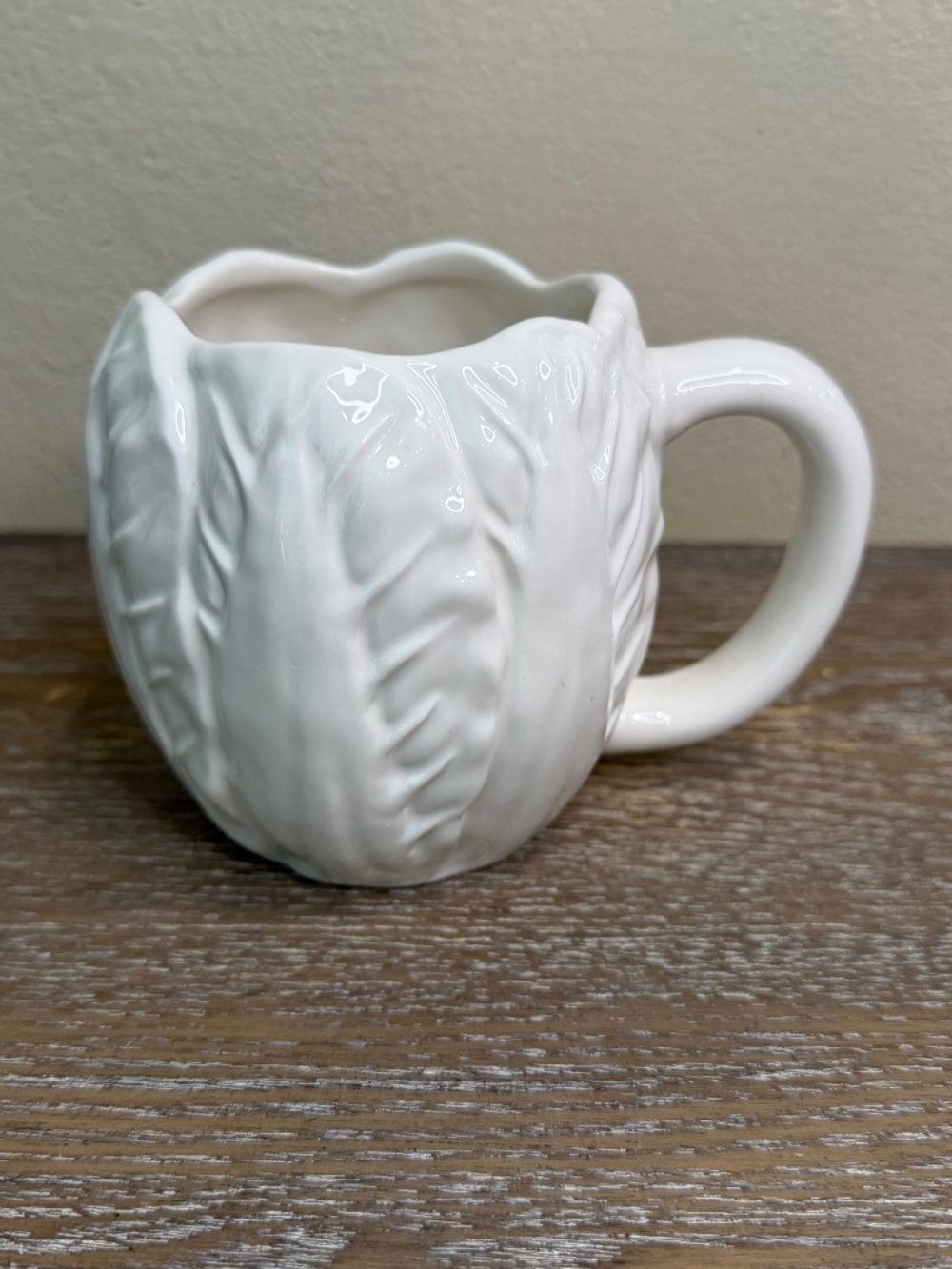 15 fl oz Stoneware Radicchio Mug White - Threshold